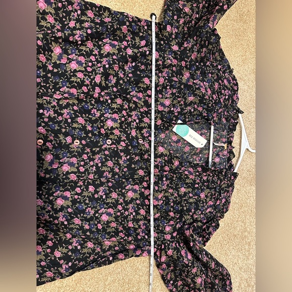 NWT Free People Meant To Be Blouse Size L - Picture 10 of 12